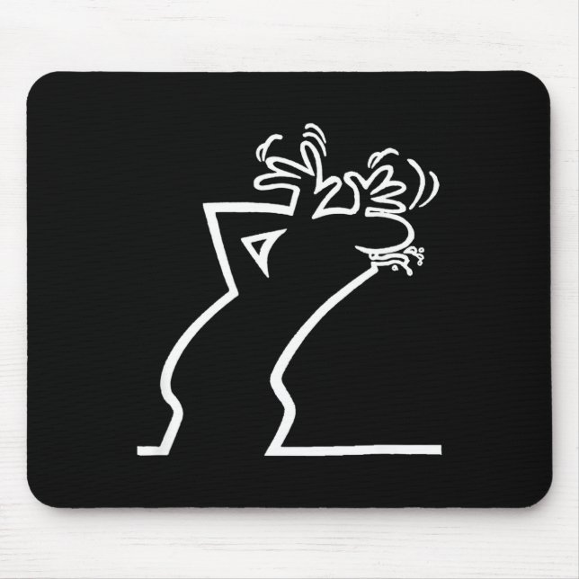 Dark Humor Sarcasm Funny Quote Witty Irony Office  Mousepad (Vorne)