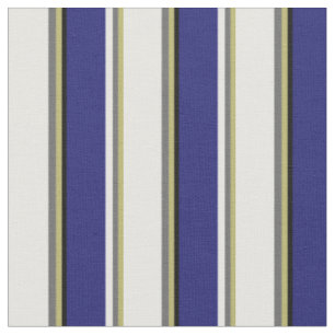 Dark Khaki, Dim Gray, White, Midnight Blue und Bla Stoff