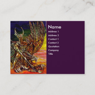 DARK KNIGHT Lila Visitenkarte