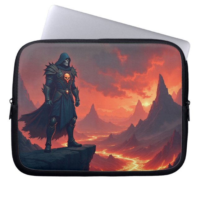 Dark Knight of Flame Laptopschutzhülle (Vorderseite)