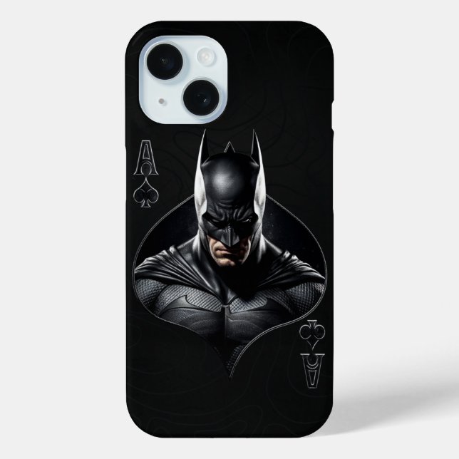Dark Knight Playing Card Design Case-Mate iPhone Hülle (Rückseite)