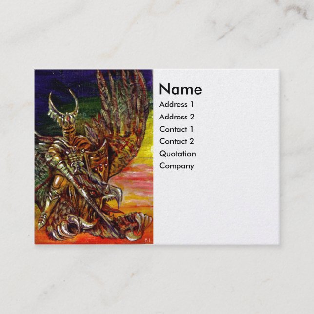 DARK KNIGHT Whitepaper Visitenkarte (Vorderseite)