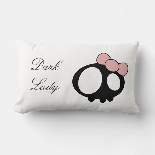 Dark Lady Pillow Lendenkissen (Vorderseite)