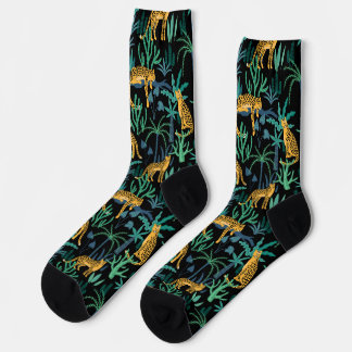 Dark Leopard Jungle Socken