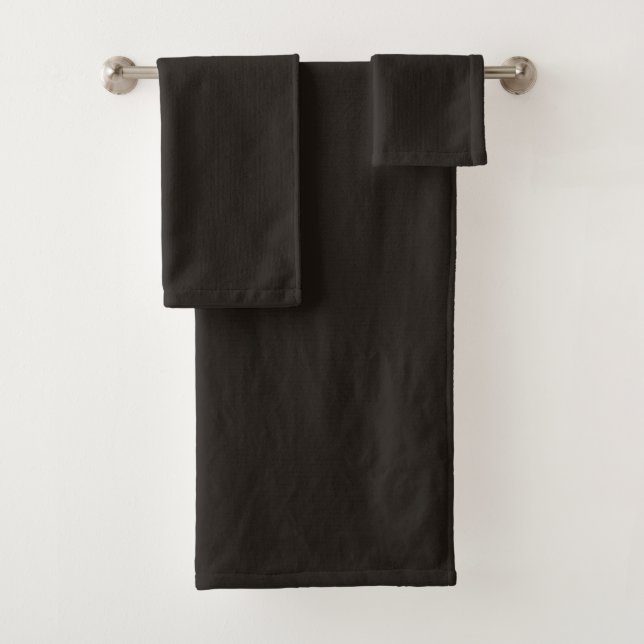 Dark Licorice Brown Badhandtuch Set (Insitu)