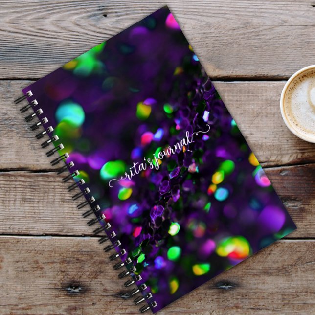 Dark Lila Sparkling Journal Notizbuch (Von Creator hochgeladen)