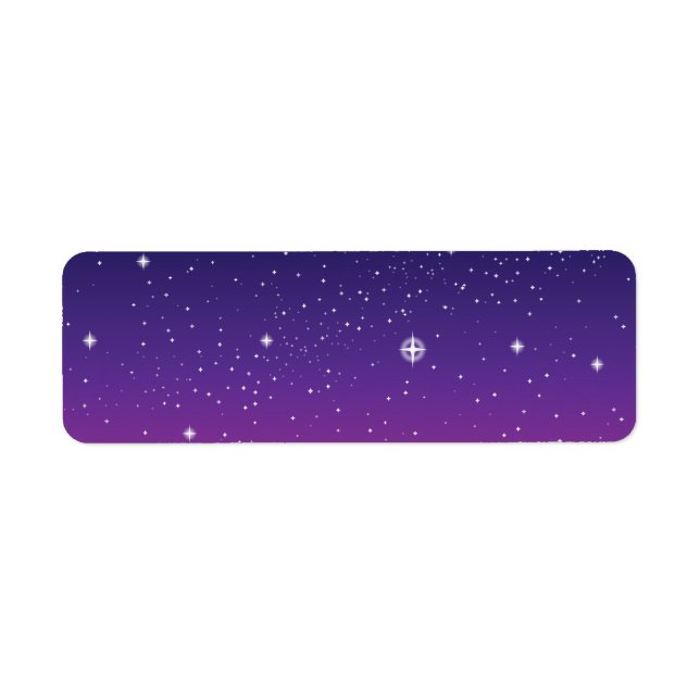 Dark Lila Starry Night Sky (Vorne)