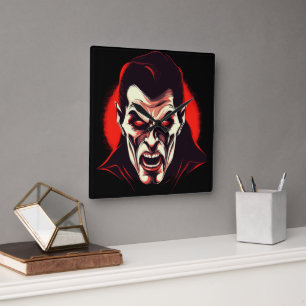 Dark Lord Quadratische Wanduhr