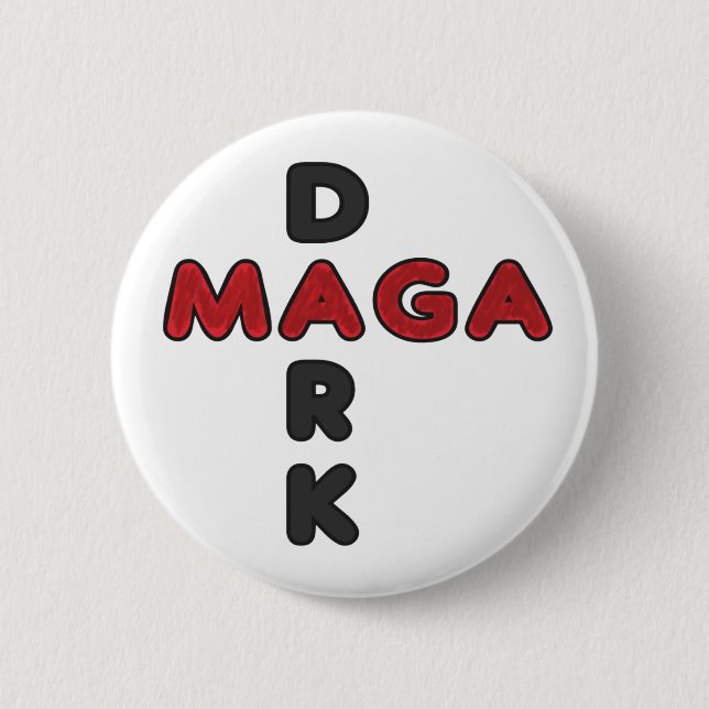 Dark MAGA Button (Vorderseite)