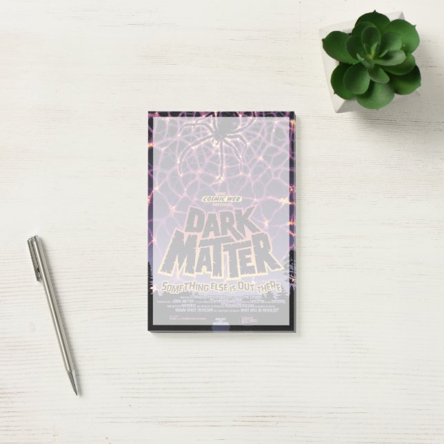 Dark Matter Poster. Post-it Klebezettel (Büro)
