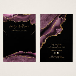 Dark-mauve-agate-Halskette