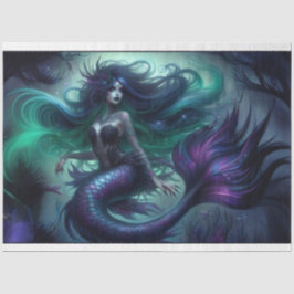 Dark Mermaid Seidenpapier