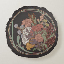 Dark & Moody Art Nouveau Floral Bouquet