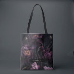 Dark Moody Lila Dramatics Florals Bridesmaid Tasche<br><div class="desc">Dark Moody Lila Dramatik Florals Bridesmaid Tote Bag</div>