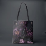 Dark Moody Lila Dramatics Florals Bridesmaid Tasche<br><div class="desc">Dark Moody Lila Dramatik Florals Bridesmaid Tote Bag</div>