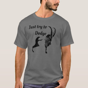 Dark Moody Ram Nur versuchen Dodge T-Shirt