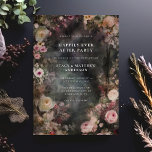 Dark Moody Romantic Floral Wedeption Einladung<br><div class="desc">Eine dramatische, aber elegante Wahl für Ihr Happily Ever After Party - diese dunkelmoodisch-romantische Hochzeitsfeier mit Blumenmuster lädt zum Set einer eleganten Feier der Neuvermählten ein. Verwenden Sie das Entwurfstool, um den Text weiter anzupassen oder die Schriftart- oder Schriftart-Größe zu ändern, wenn Sie möchten. Benötigen Sie passende Artikel? Lass mir...</div>