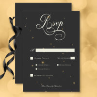 Dark Moody Viktorianisch Stars Hochzeitsessen