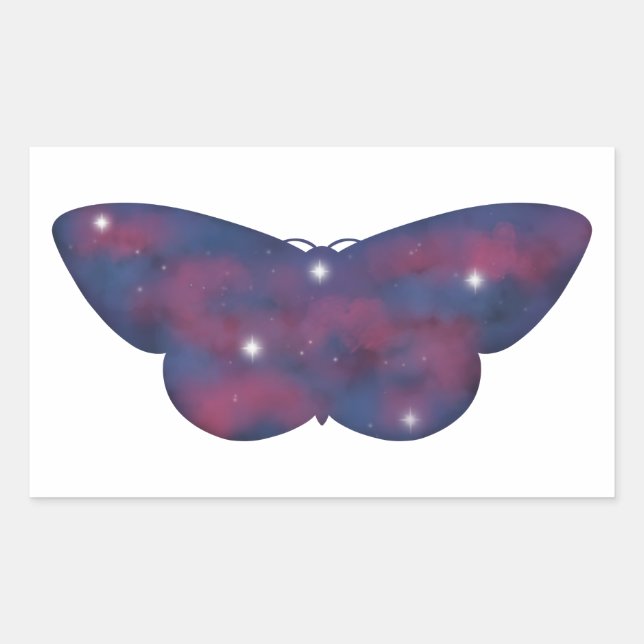 Dark Moth Starscape Sticker (Vorderseite)