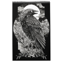 Dark Mystical Raven