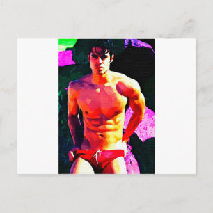 Dark n Red Postkarte