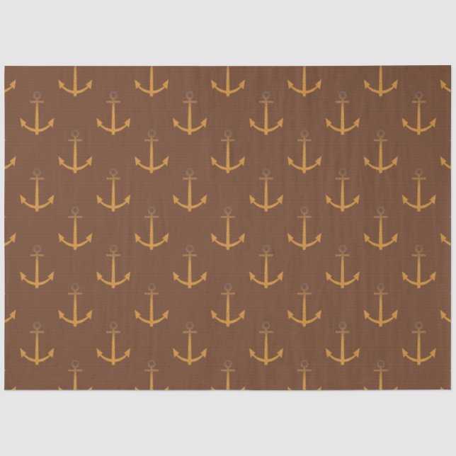 Dark Nautical Series Design 8 Seidenpapier (Vorderseite)