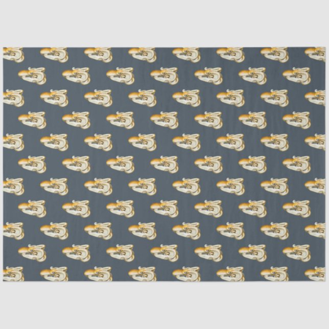 Dark Nautical Series Design 9 Seidenpapier (Vorderseite)