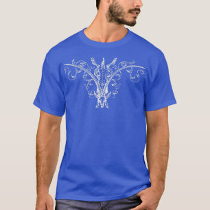 Dark Occult Skeleton Goats Grunge und Gothic Aesta T-Shirt