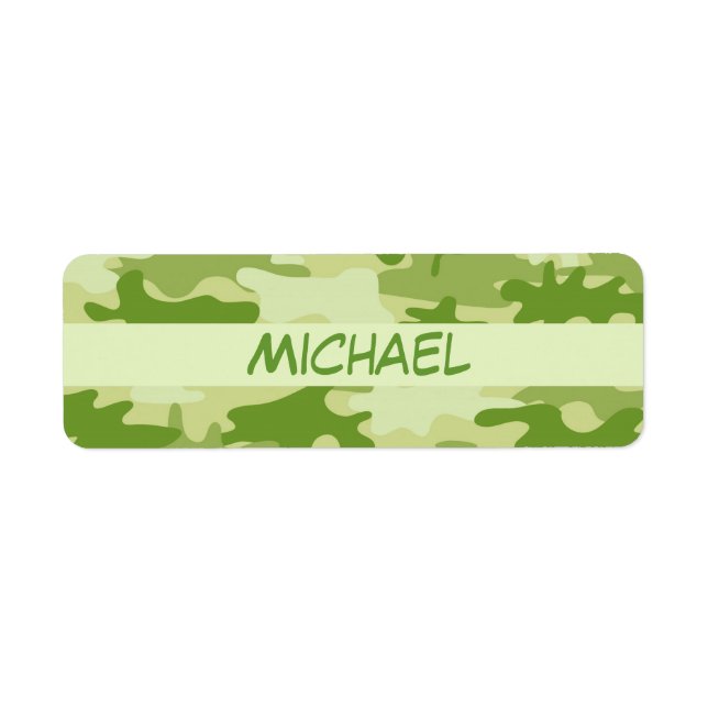 Dark Olive Green Camouflage Camouflage Name Person (Vorne)