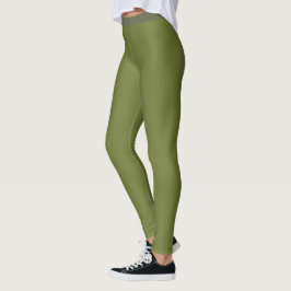 Dark Olive Green Leggings