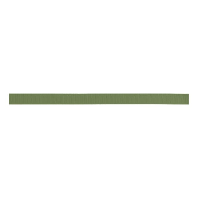 Dark Olive Green Ripsband (Vorderseite)