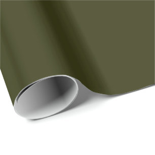 DARK OLIVE GREEN (Vollfarbe) ~ Geschenkpapier