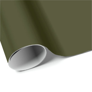 DARK OLIVE GREEN (Vollfarbe) ~ Geschenkpapier