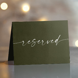 Dark Olive Green Wedding Skriptvorbehalt