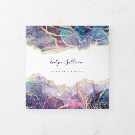 Dark Opal Design Trifold Broschüre