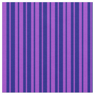 Dark Orchid und Blue Lines Muster Stoff