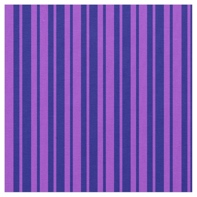 Dark Orchid und Blue Lines Muster Stoff (Nahaufnahme)