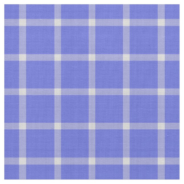 Dark Periwinkle Large Plaid Stoff (Nahaufnahme)