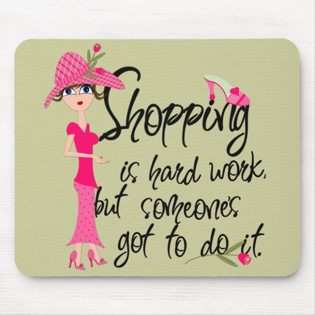 Dark Pink Fashion Mousepad (Vorne)