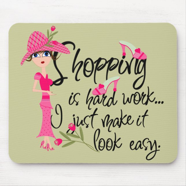 Dark Pink Fashion Mousepad (Vorne)
