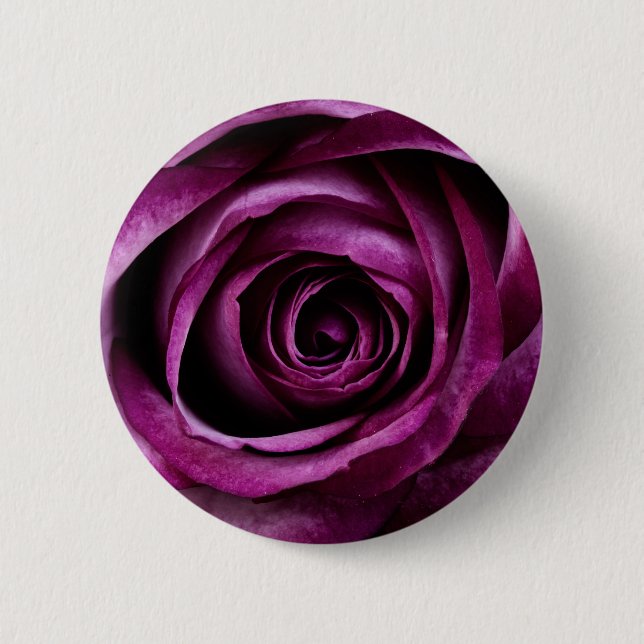 Dark Purple Rose Button (Vorderseite)