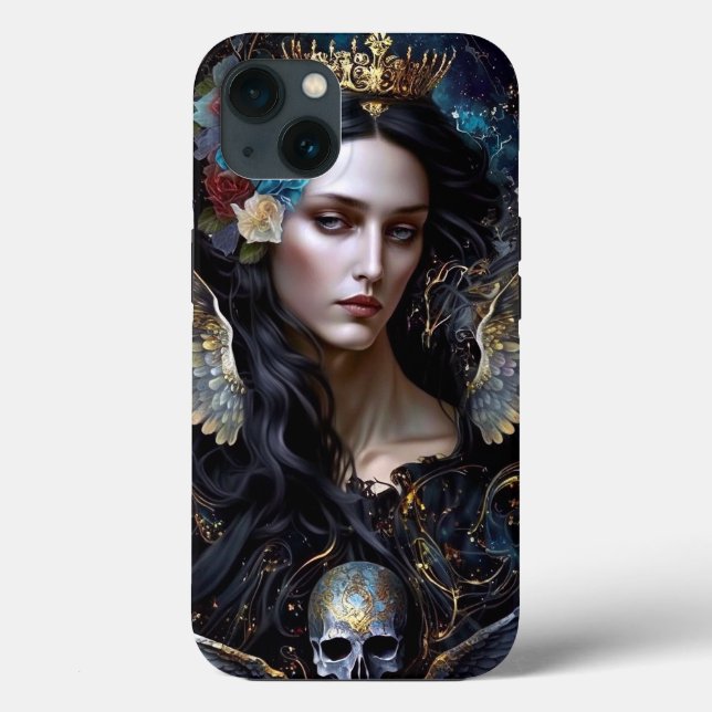 Dark Queen Angel Fantasy Art Case-Mate iPhone Hülle (Rückseite)