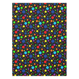 Dark Rainbow Spots Tablecloth Tischdecke