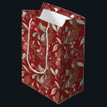Dark Red Elegant Grüne Botanische Weihnachtszeit Mittlere Geschenktüte<br><div class="desc">Diese Tasche ist in zeitlosen Weihnachtsfarben mit Rottönen, lebendigen Grüntönen und elegantem Elfenbein gestaltet und strahlt den Charme eines Urlaubs aus. Der speziell für die dunkelroten Farbtöne konzipierte Hintergrund verleiht dem Gaumen eine Touch an Eleganz und macht das Geschenk zu einem wahren Erlebnis. Diese vielseitige Geschenktasche ist die perfekte Touch...</div>