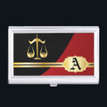 Dark Red Elegant Lawyer Card Inhaber Visitenkarten Etui<br><div class="desc">Inhaber der beruflichen Visitenkarte. ✔ Hinweis: Nicht alle Vorlagenbereiche müssen geändert werden. 📌 Wenn Sie weitere Anpassungen benötigen, klicken Sie bitte auf den Button "Weitere Anpassungen vornehmen" oder "Design anpassen oder bearbeiten" und verwenden Sie unser Designwerkzeug, um die Größe, den Rotation, die Textfarbe, den Text und so weiter zu verändern....</div>