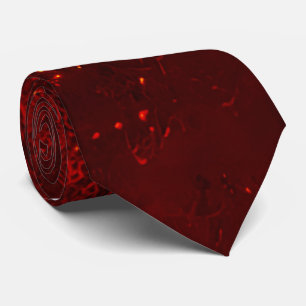 Dark Red Glitzer Sparkling Neck Tie Wedding Krawat Krawatte