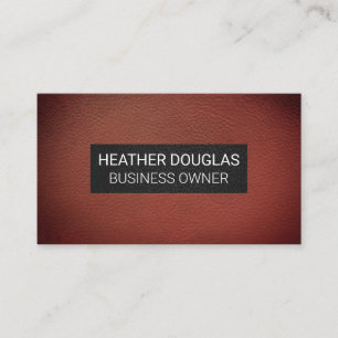 Dark Red Vignette Leather Hintergrund Visitenkarte