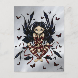 "Dark Ribbon Fairy" Postkarte