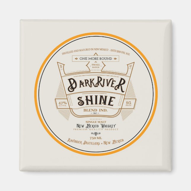 Dark River Shine Sunshine Vicram Magnet (Vorne)