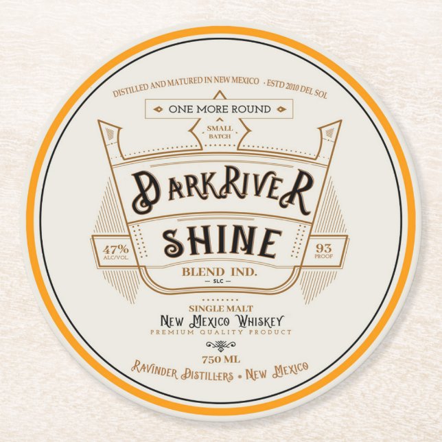 Dark River Shine Sunshine Vicram Untersetzer (Vorderseite)